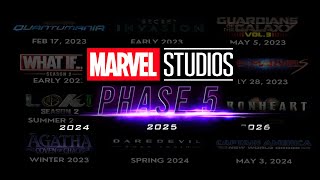 MARVEL STUDIOS PHASE 5 FIRST  DELAY REVEALED Disney+ 2023 Changes