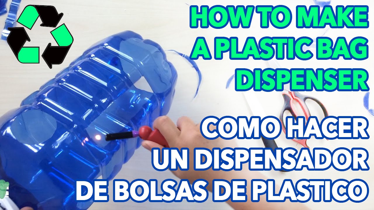 How make a plastic bag dispenser - Como hacer un dispensador de bolsas de plastico - PinCactuss - YouTube
