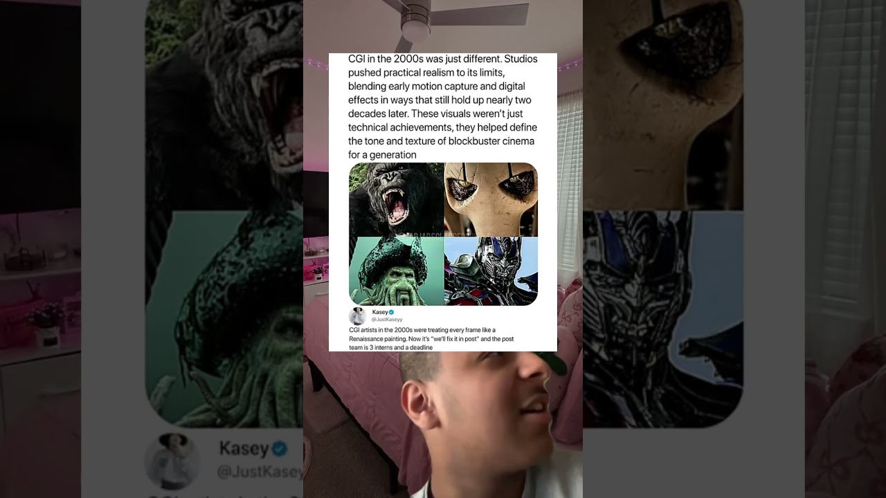 CGI in the 2000s was just different. Studios pushed practical realism to it’s limits