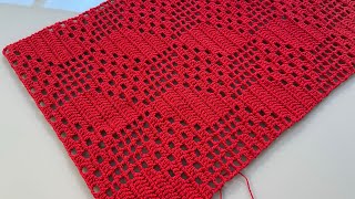 3D Crochet Runner Base Complete Step-by-Step Tutorial