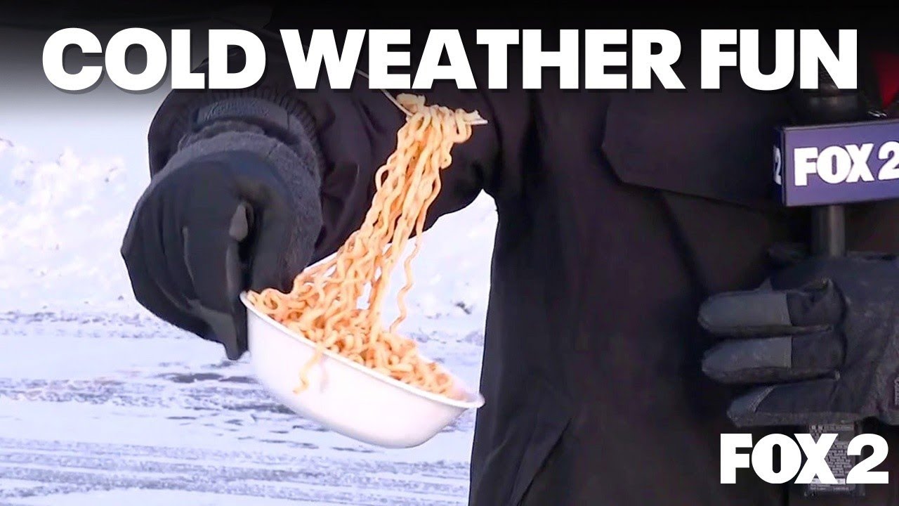 Cold weather fun during Michigan arctic blast