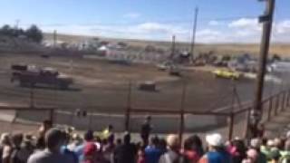 Outlaw Motorsports at Lind Wa pickup race 2015