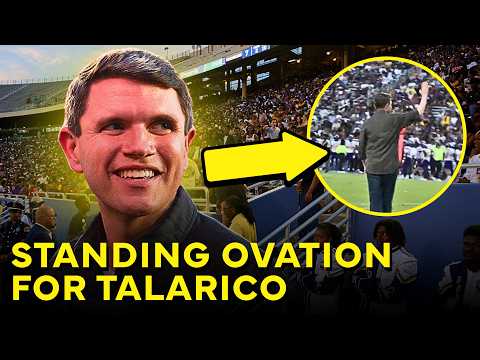 State Fair Classic Crowd is FIRED UP for James Talarico
