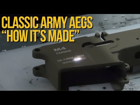 Classic Army Airsoft Guns "How It's Made" Factory Tour - AirSplat on Demand