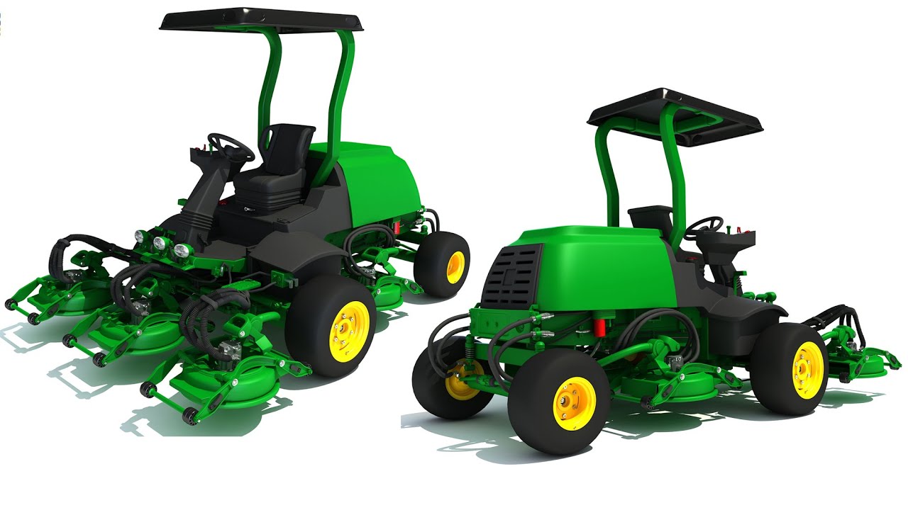 TerrainCut Lawn Mower 3D Model