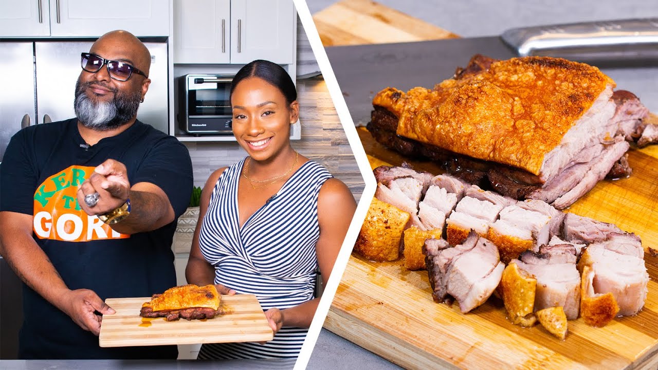 How To Make Crispy Skin Roast Pork Foodie Nation x Dev YouTube