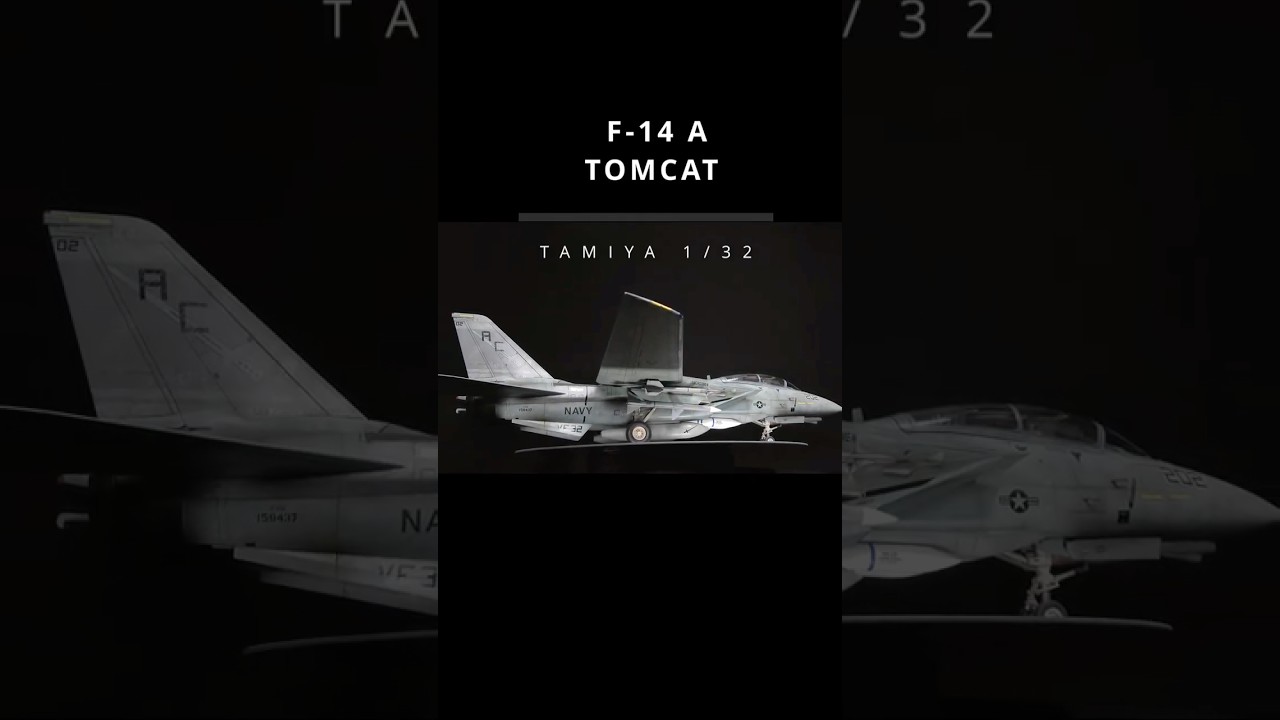 F-14ができました。 #aircraft #scalemodel #tomcat#shorts #f14 - YouTube