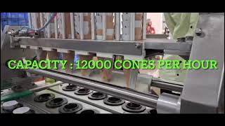 6 Lane Linear Cone Filling Machine | Micron Industries Pvt Ltd