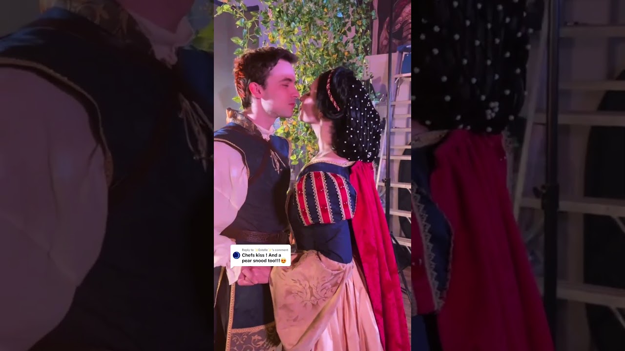 our take on the snow white dress ♥️🥰 #disney