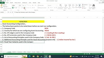 S4HANA SAP FICO ENGLISH: Asset Accounting Configuration in S4hana 2022 Version Part - 01