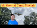 Air show at camp sinclair