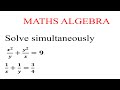 Become A MATHS PRO At Solving Simultaneous Equations Every Time