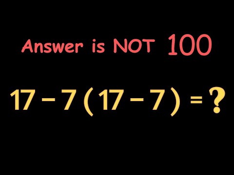Can You Beat This Math Problem? #maths #dearsir
