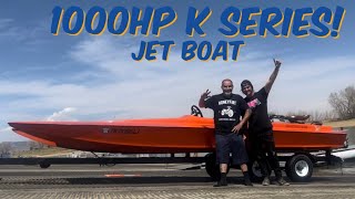 Testing The Insane K Swapped Jet Boat! (Bring a Paddle)