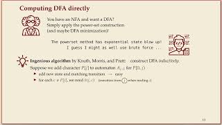 COMP526 (Fall 2023) 4-4 §4.4 Constructing String Matching Automata