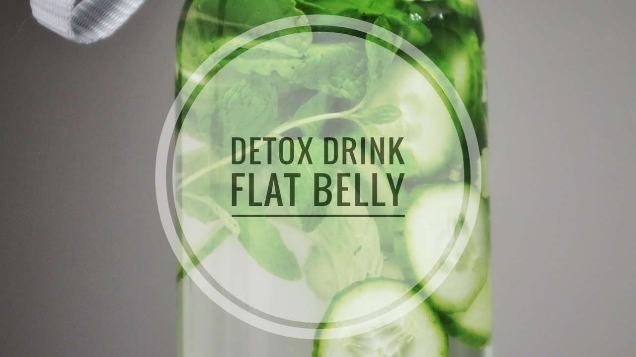 Detox drink for flat belly healthy drink YouTube