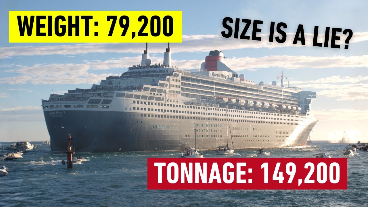 The "Tonnage" Lie: Why Cruise Ships Aren’t Actually That Heavy?