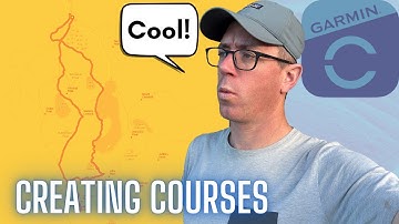 Creating ROUTES and COURSES with Garmin Connect