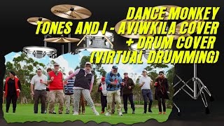 DANCE MONKEY - TONES AND I Drum Cover | Aviwkila Cover || Virtual Drumming