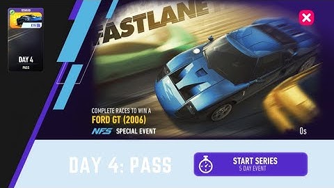 FORD GT (2006) | Fastlane - Day 4 (Pass) | NFS: No Limits