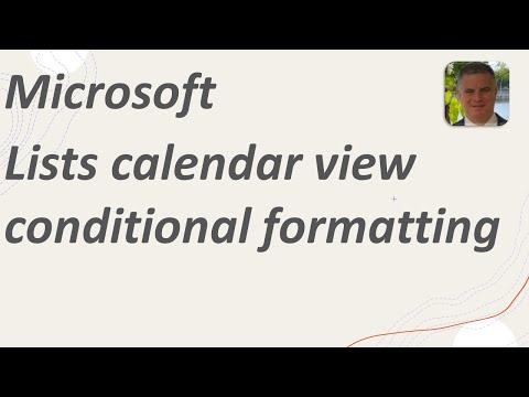 Microsoft (SharePoint) Lists calendar view conditional formatting - Part 1