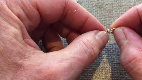 Attaching a Clasp on Silk