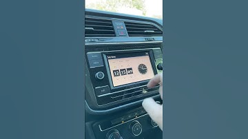 Setting the clock on 2018-2023 vw Tiguan