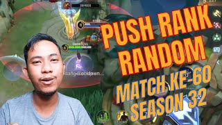 TURRET!!! HERO INI TIDAK TAKUT TURRET PUSH RANK ‖ Mobile legend season 32