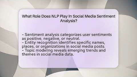 What Role Does NLP Play In Social Media Sentiment Analysis? - Everyday-Networking