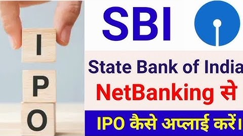 How To Apply IPO By SBI NetBanking। SBI NetBanking Ke Dwara IPO Kaise Apply Kare। IPO Apply.