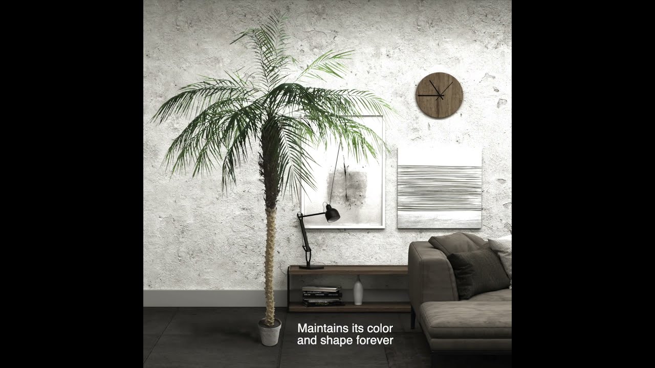 Vickerman 9' Artificial Potted Pheonix Palm Tree, TB180399