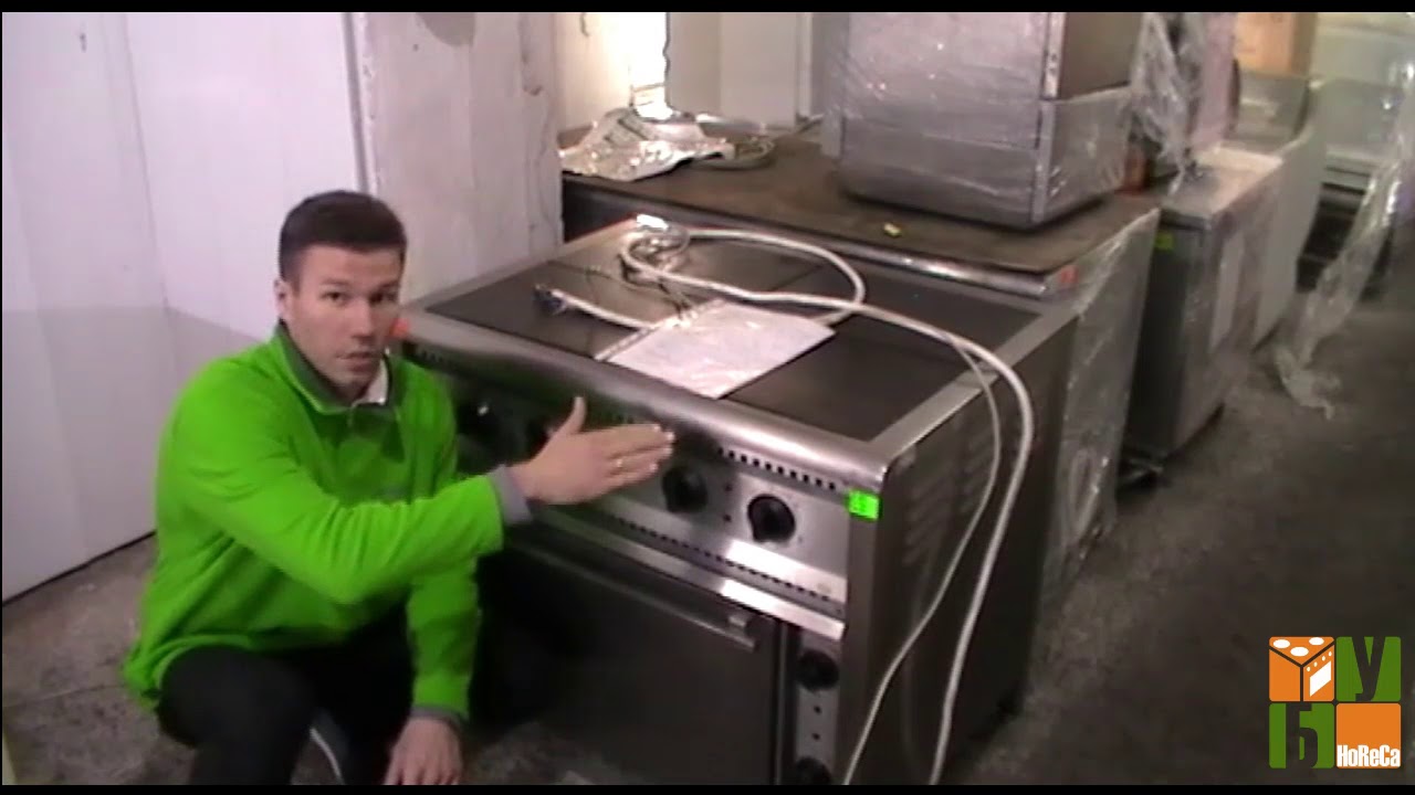 Плита 4-х конфорочная с духовкой Арм-еко - YouTube