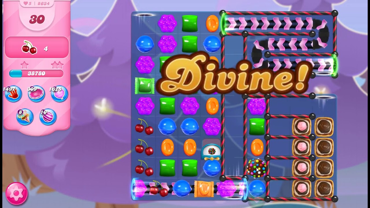 糖果傳奇 Candy Crush Saga 8634 (No Boosters) YouTube