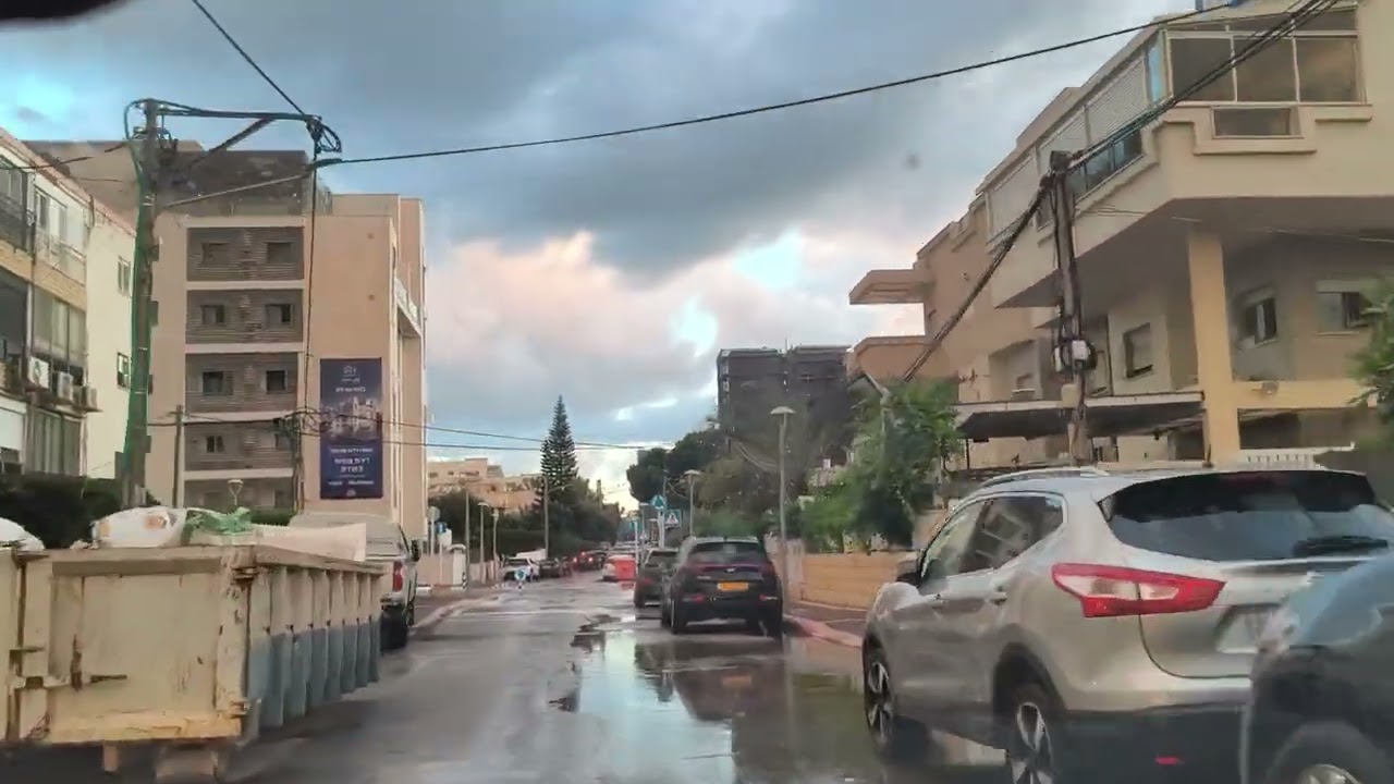 Driving in Nahariya