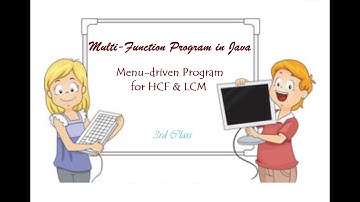 Multifunction Program in Java (HCF & LCM) || Rupesh Dey