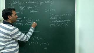 Explicit Type Conversion Type Casting