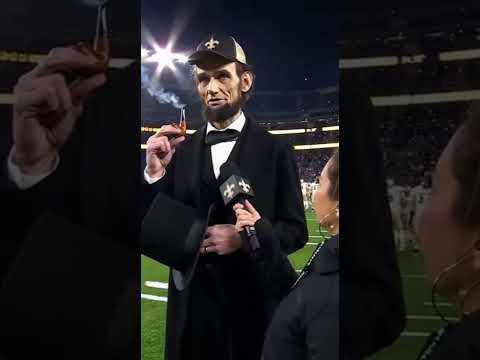 Abe After Winning the Super Bowl