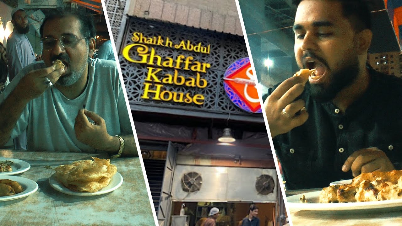 Karachi Street Food Famous Sheikh Abdul Ghaffar Kabab House Bar B Q