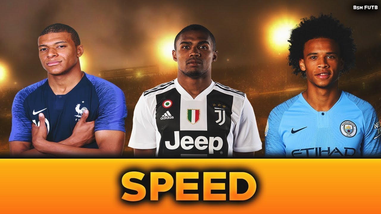 Top 10 Fastest Football Players 2019 - Speed Statistics