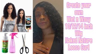 DIY WIG: Wet &amp; Wavy Loose Curl! Affordable/EASY Quick Weave