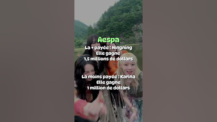 La membre la plus payée VS La membre la moins payée... +1? 💗