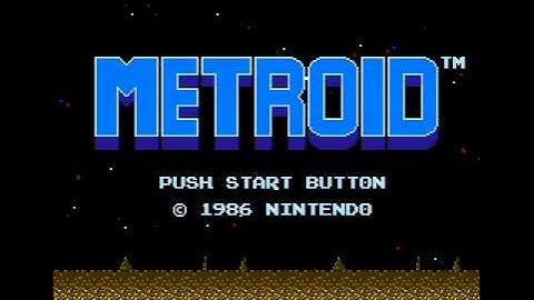 Metroid (NES) - Title Screen