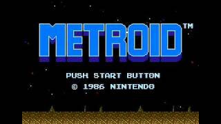 Metroid nes  Title Screen