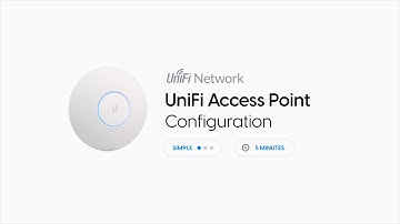 How to Configure: Ubiquiti UniFi Access Point