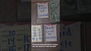 Rolling For Character Day 67 #dndaily  #characterbuilding #dnd #dice#homebrew #homebrewer