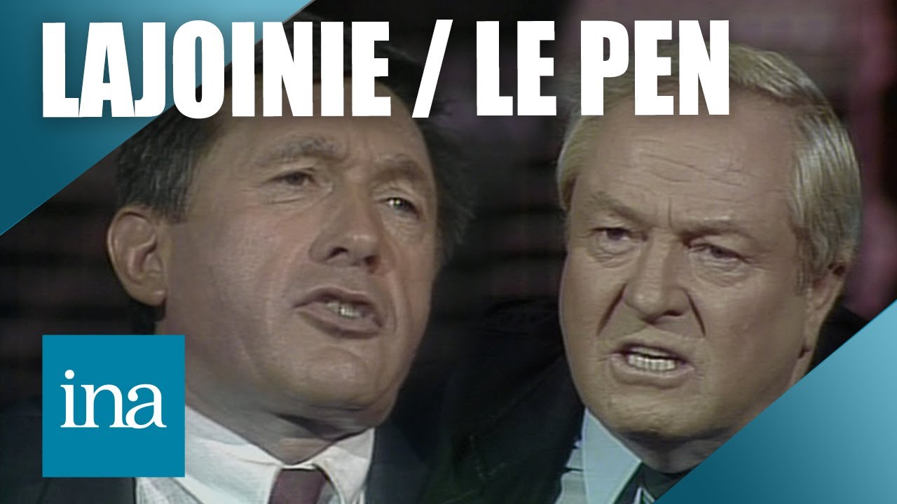 André Lajoinie et Jean-Marie Le Pen débattent sur l'immigration et le travail en 1987