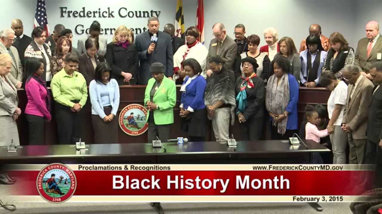 Proclamation: Black History Month - YouTube