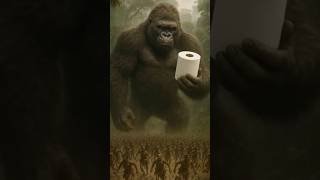 King Kong needs to go and FAST #shorts #foryou #kingkong #funnyshorts #toiletmonster #ai #fart #lol
