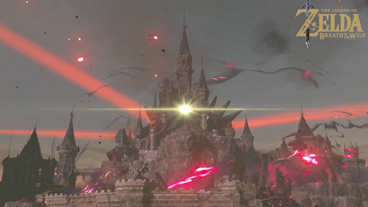 Zelda Breath Of The Wild Schloss Hyrule Schrein THE HYRULE CASTLE INTRO SCENE (Zelda Breath Of The Wild) - YouTube