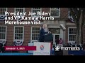 President Joe Biden and Vice President Kamala Harris visit Morehouse College - January 11, 2021